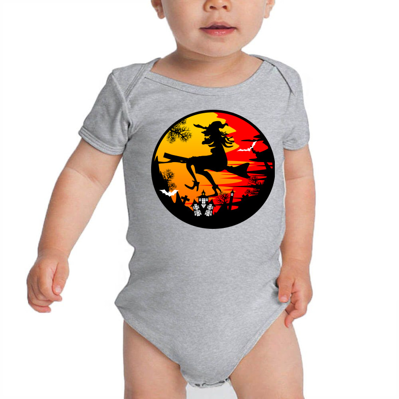 Halloween Graphic T-shirt Design And Typography Baby Bodysuit | Artistshot