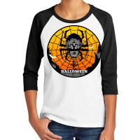 Halloween Graphic T-shirt Design And Typography Youth 3/4 Sleeve | Artistshot