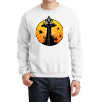 Halloween Graphic T-shirt Design And Typography Crewneck Sweatshirt | Artistshot