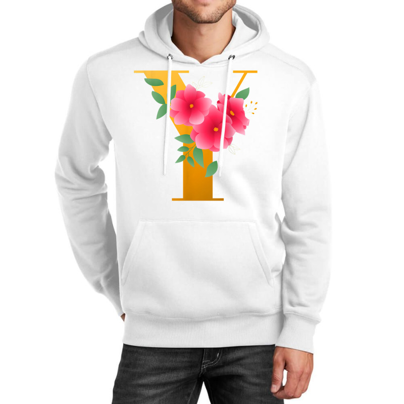 Floral Y Alphabet Cute Initial Monogram Letter Y Graphic T Shirt Unisex Hoodie by butacnlzaidelpz | Artistshot