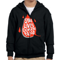 Donate Life Blood Nurse Medical Lab Cool Med Gifts T Shirt Youth Zipper Hoodie | Artistshot