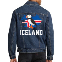 Iceland Puffin, Puffin T Shirt Men Denim Jacket | Artistshot