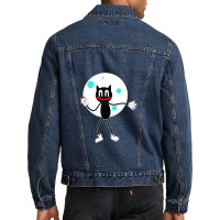 Cartoon Cat Men Denim Jacket | Artistshot