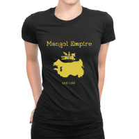 Mongol Empire Map Ladies Fitted T-shirt | Artistshot