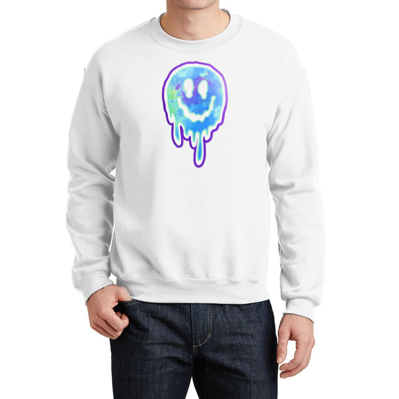 Dripping Smiley Face [tb] Crewneck Sweatshirt | Artistshot