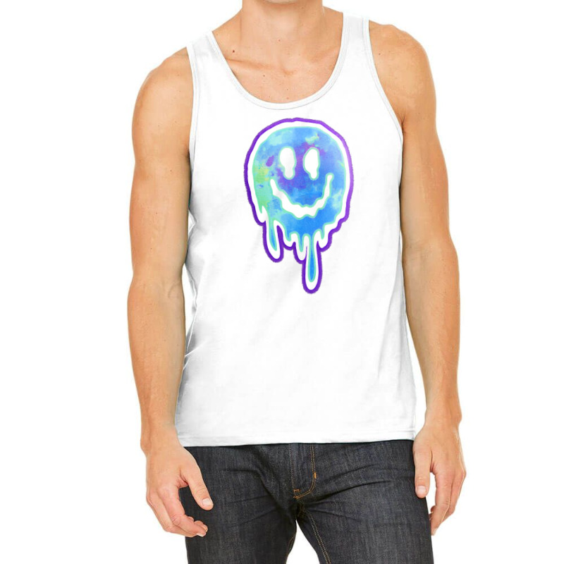 Dripping Smiley Face Tank Top | Artistshot