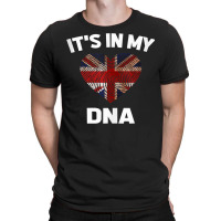 It's In My Dna British Flag Union Jack Britain Uk Tank Top T-shirt | Artistshot