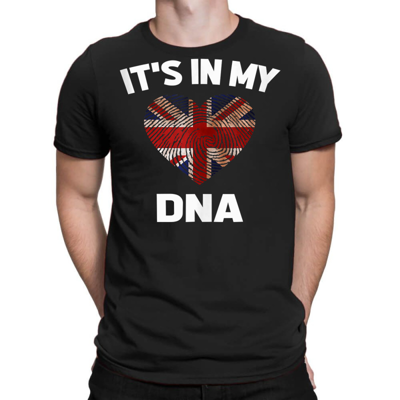 It's In My Dna British Flag Union Jack Britain Uk Tank Top T-shirt | Artistshot