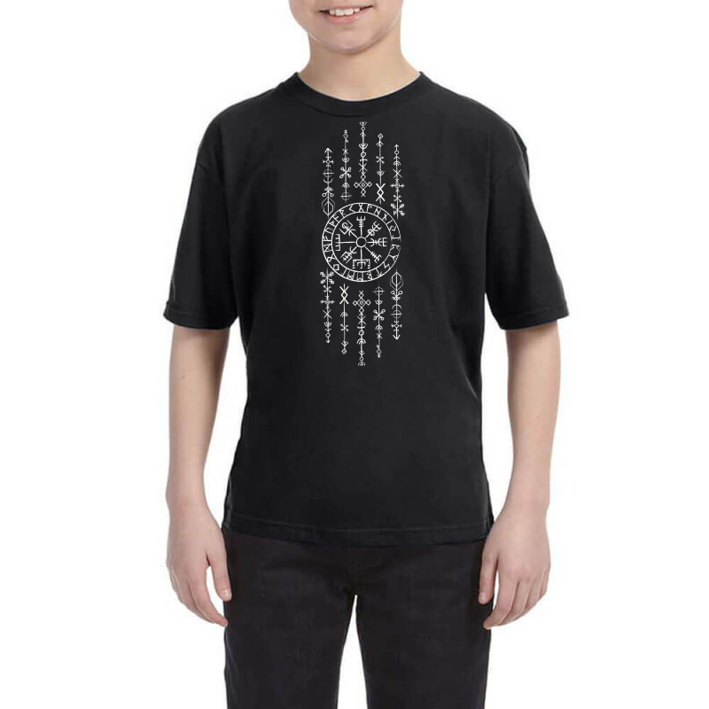 Magical Norse Mythology   Vegvísir Vikings Myth T Shirt Youth Tee by swaratpoavonabil | Artistshot