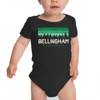 Bellingham Washington T Shirt Vintage Wa Gifts Souvenirs Baby Bodysuit | Artistshot