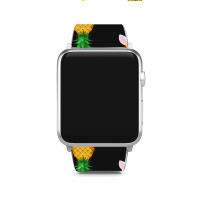 Swinger Upside Down Pineapple Gifts T  Shirt Swinger Upside Down Pinea Apple Watch Band | Artistshot