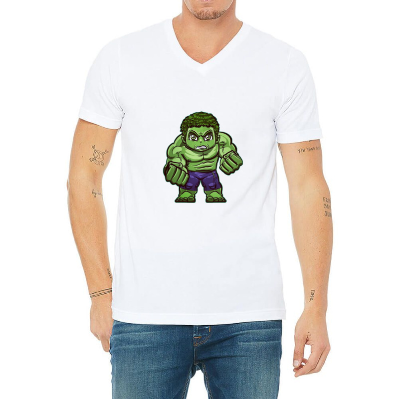 Superhero V-Neck Tee by acesenpaii | Artistshot