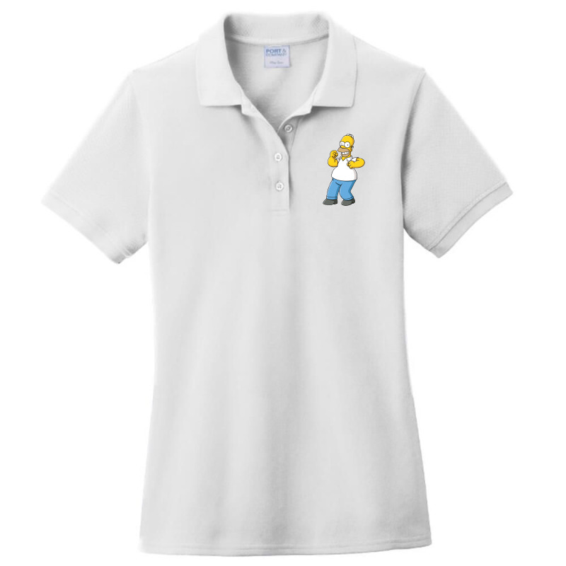 Homer Simpson Ladies Polo Shirt by tannocascioni | Artistshot