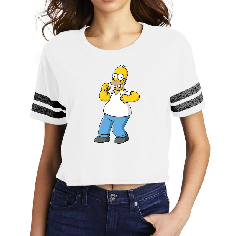 Homer Simpson Scorecard Crop Tee by tannocascioni | Artistshot