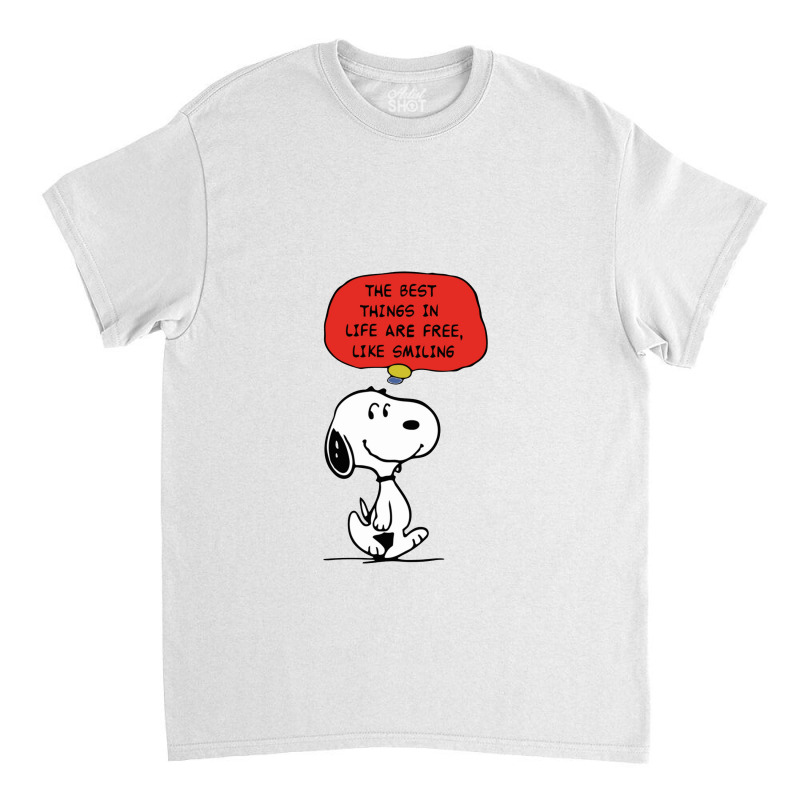 Peanuts Best Things In Life Are Free Classic T-shirt | Artistshot