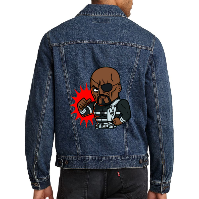 Chibi Men Denim Jacket by acesenpaii | Artistshot