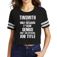 Gift For F Ckin' Genius Tinsmith Scorecard Crop Tee | Artistshot