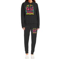 I'm Just A Girl Who Loves Singing - Karaoke Musician Singer Hoodie & Jogger Set | Artistshot