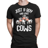 Just A Boy Who Loves Cows Farmers Cow Kids Toddler Boys T-shirt | Artistshot