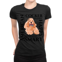 Cocker Spaniel T  Shirt Cocker Spaniel Dog Traits Gift T  Shirt Ladies Fitted T-shirt | Artistshot