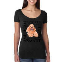 Cocker Spaniel T  Shirt Cocker Spaniel Dog Traits Gift T  Shirt Women's Triblend Scoop T-shirt | Artistshot