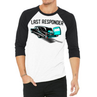 Last Responder Coroner Vintage Hearse Casket T Shirt 3/4 Sleeve Shirt | Artistshot