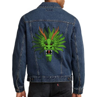 Music Retro Triforce Gift Men Men Denim Jacket | Artistshot