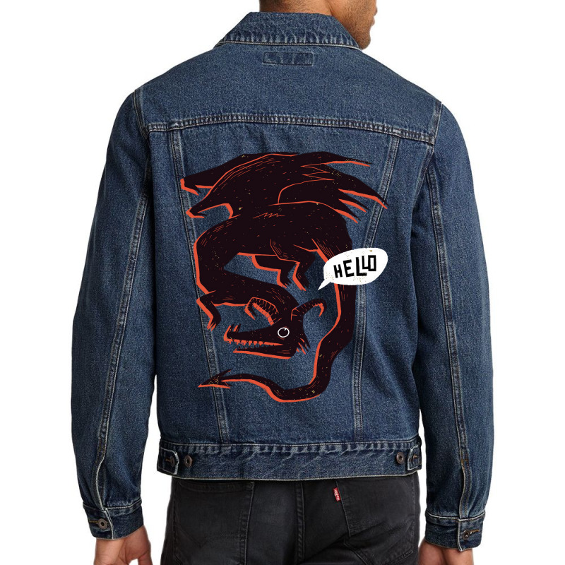 Playing  Skyrim Funny Gifts Boys Girls Men Denim Jacket | Artistshot