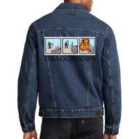 Playing  Triforce For Mens Womens Men Denim Jacket | Artistshot