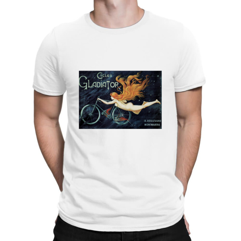 Gladiator Cycles Art Nouveau Gladiator T-Shirt by acesenpaii | Artistshot