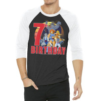 Kids Thundercats Happy 7th Birthday T Shirt 3/4 Sleeve Shirt | Artistshot