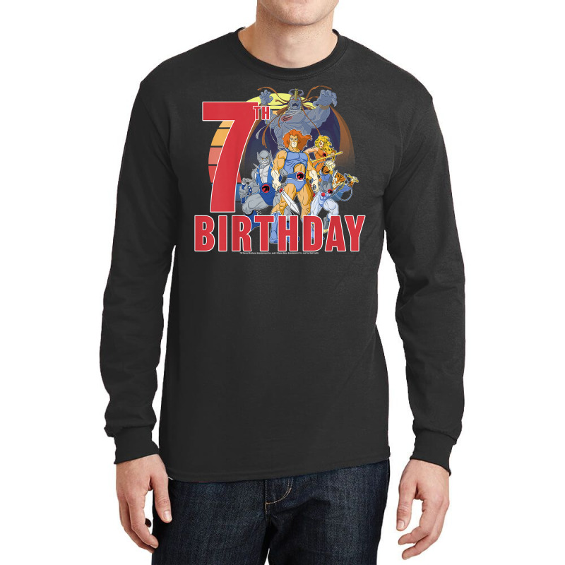 Kids Thundercats Happy 7th Birthday T Shirt Long Sleeve Shirts by uekirstockpg | Artistshot