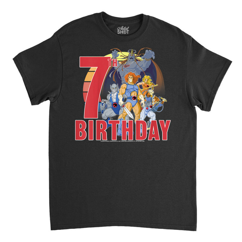 Kids Thundercats Happy 7th Birthday T Shirt Classic T-shirt by uekirstockpg | Artistshot