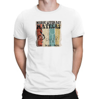 Music Literacy Matters I Like To Eat Puppies T-shirt | Artistshot