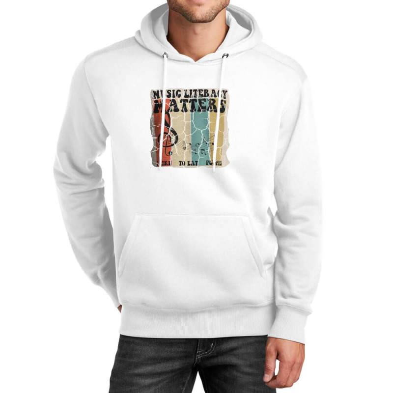 Music Literacy Matters I Like To Eat Puppies Unisex Hoodie | Artistshot