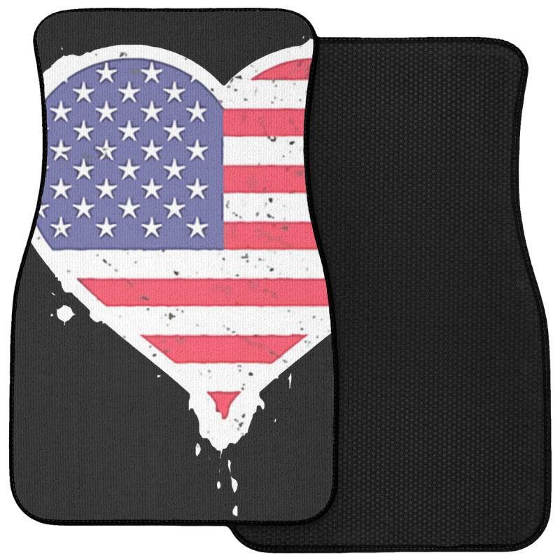 Usa Love Front Car Mat | Artistshot