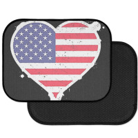 Usa Love Rear Car Mat | Artistshot