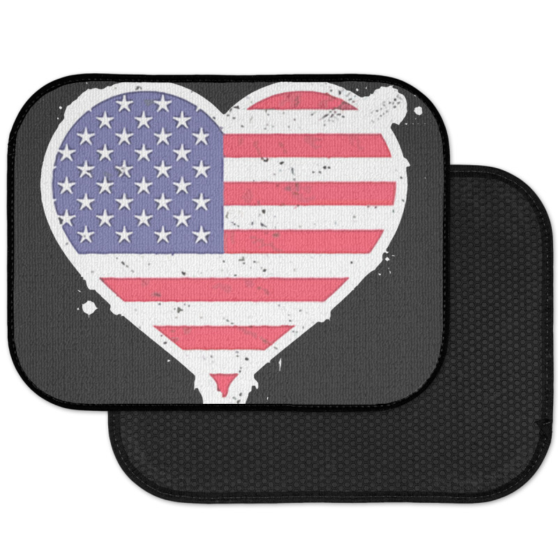 Usa Love Rear Car Mat | Artistshot