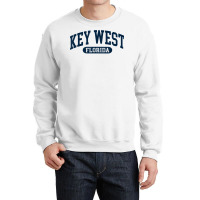 Key West Est 1521 Florida Fl Vintage Retro State Pride T Shirt Crewneck Sweatshirt | Artistshot