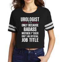 Gift For Badass Urologist Scorecard Crop Tee | Artistshot