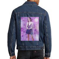 Music Vintage Retro Actress Pretty Men Women Men Denim Jacket | Artistshot