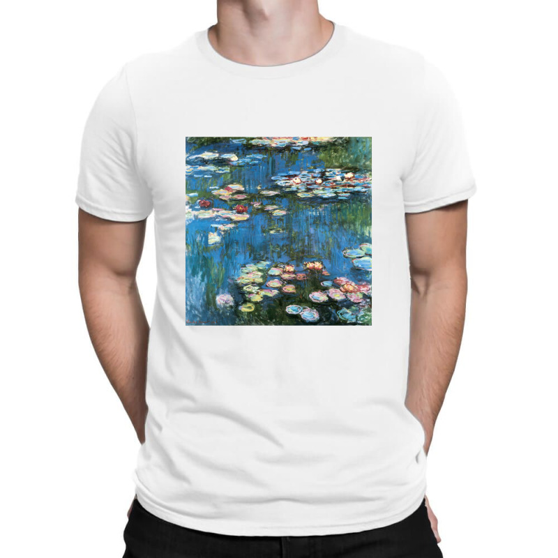 Waterlilies By Claude Monet T-Shirt by acesenpaii | Artistshot