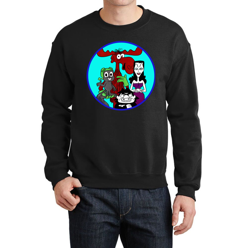 Day Gift Bullwinkle Mens My Favorite Crewneck Sweatshirt by ArtistAlijah | Artistshot