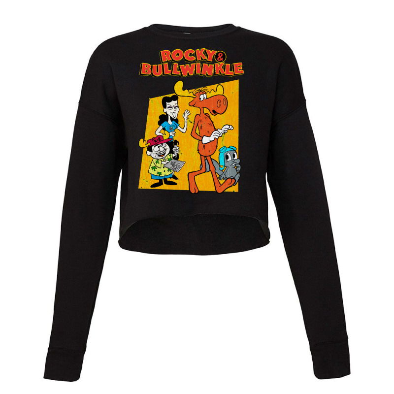 Day Gifts Cartoons Rocky Women My Favorite Cropped Sweater by ArtistAlijah | Artistshot