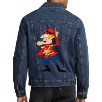 Funny Gifts Bullwinkle My Favorite People Men Denim Jacket | Artistshot