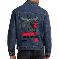 Gifts Idea Bullwinkle Mens Womens Men Denim Jacket | Artistshot