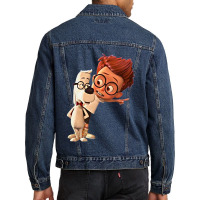 Retro  Cartoons Rocky Mens Womens Men Denim Jacket | Artistshot