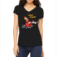 Women Men Cartoons Rocky For Mens Womens Women's V-neck T-shirt | Artistshot