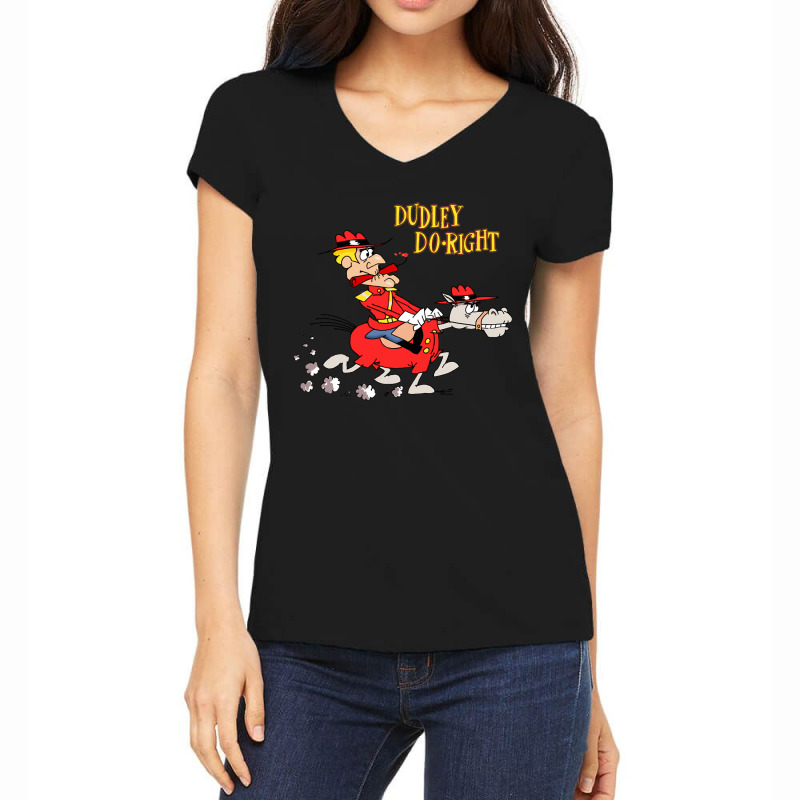 Women Men Cartoons Rocky For Mens Womens Women's V-Neck T-Shirt by ArtistAlijah | Artistshot