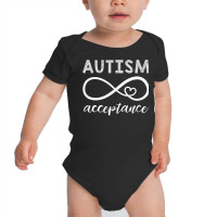 Red Instead Autism Shirt Autism Acceptance T Shirt Baby Bodysuit | Artistshot